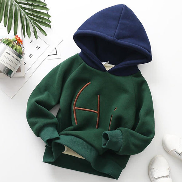 Boys Embroidered Hoodie