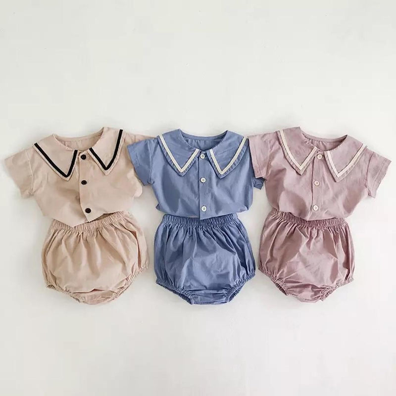 Cotton Bloomers Baby Set.